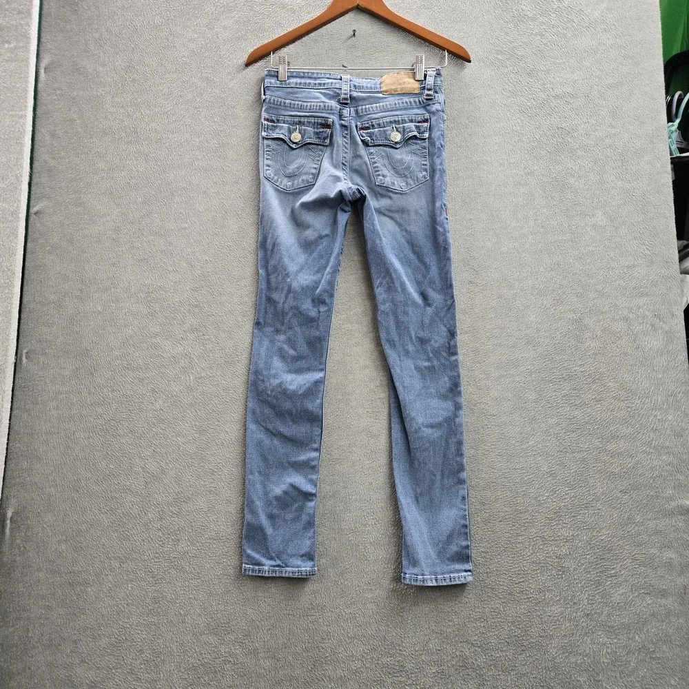True Religion‎ Girls Jeans 12 Light Blue Denim Skinny 27